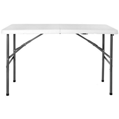 BillyOh 4ft Heavy Duty Plastic Folding Outdoor Trestle Table - 6