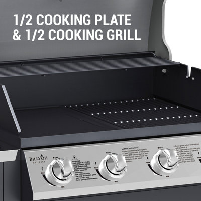 BillyOh Alabama 4 Burner Gas BBQ with Sink - 4