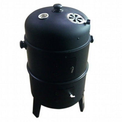 BillyOh Arizona 3 in 1 Charcoal Smoker Steel Upright BBQ Drum - 4