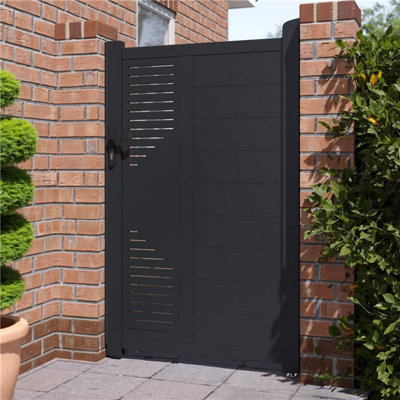 BillyOh Avalon Pedestrian Decorative Aluminium Garden Gate - 100x158cm