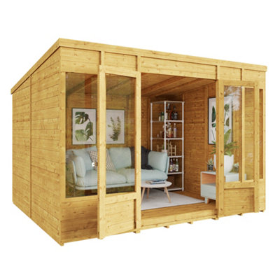 BillyOh Bella Tongue and Groove Pent Summerhouse - 10x8 - 3