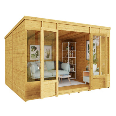 BillyOh Bella Tongue and Groove Pent Summerhouse - 10x8