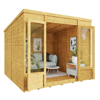 BillyOh Bella Tongue and Groove Pent Summerhouse - Pressure Treated - 8x8 - 5