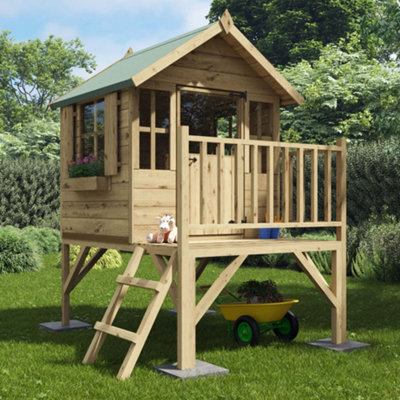 BillyOh Bunny Max Tower Playhouse Pressure Treated 4 x 4