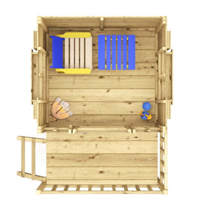 BillyOh Bunny Max Tower Playhouse - Pressure Treated - 4 x 4 - 4