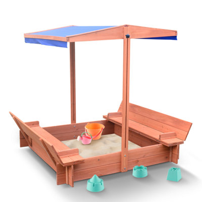 BillyOh Cabana Square Sandpit With Cover