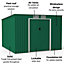 BillyOh Cargo Pent Metal Shed Including Foundation Kit - 9 x 8 Dark Green