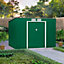 BillyOh Cargo Pent Metal Shed Including Foundation Kit - 9x6 Dark Green