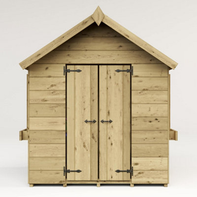 BillyOh Childs Potting Shed Playhouse - Pressure Treated - 4 x 4 - Windowed - 6