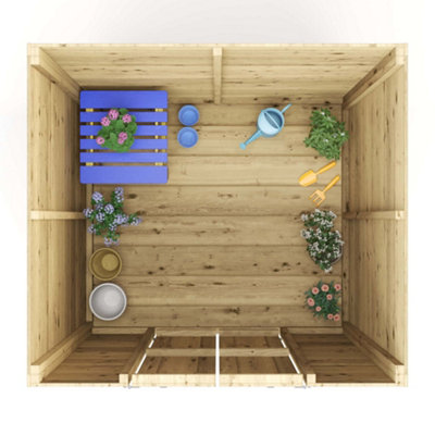 BillyOh Childs Potting Shed Playhouse - Pressure Treated - 4 x 4 - Windowless - 4