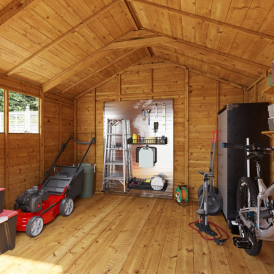 BillyOh Expert Tongue and Groove Apex Workshop - 10x10 - Windowed