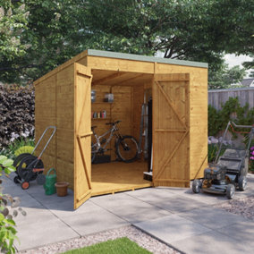 BillyOh Expert Tongue and Groove Pent Workshop - Pressure Treated - 8x8 - Windowless