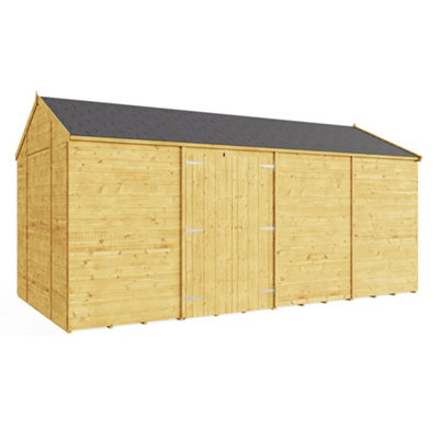 BillyOh Expert Tongue and Groove Reverse Apex Workshop - 16x8 - Windowless - 5