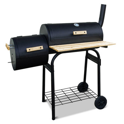 BillyOh Full Drum Smoker Charcoal BBQ with Offset Smoker