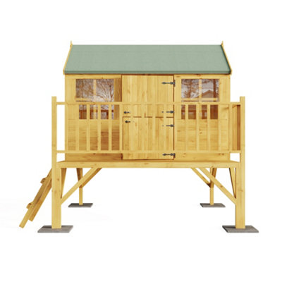 BillyOh Gingerbread Junior Tower Playhouse - Pressure Treated - 6 x 4 - 6