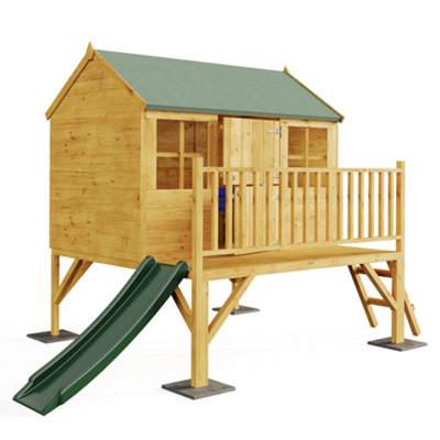 BillyOh Gingerbread Junior Tower Playhouse with Slide - 6 x 4 - 3