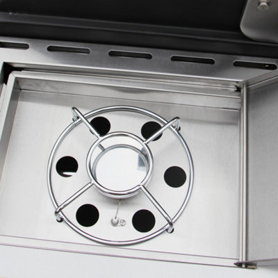 BillyOh Indiana 4 Burner Gas BBQ Kitchen with Sink - 5