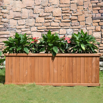 BillyOh Iris 72" Fir Wooden Planter