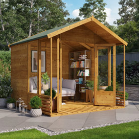 BillyOh Ivy Tongue and Groove Apex Summerhouse - Pressure Treated - 8x8