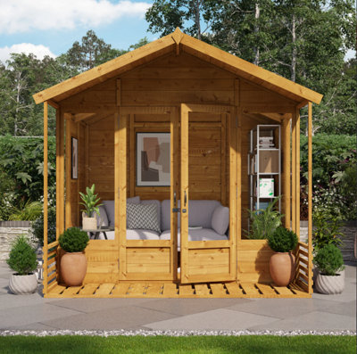 BillyOh Ivy Tongue and Groove Apex Summerhouse - Pressure Treated - 8x8