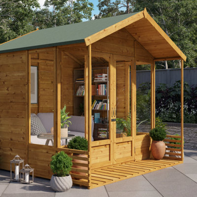BillyOh Ivy Tongue and Groove Apex Summerhouse - Pressure Treated - 8x8 - 3