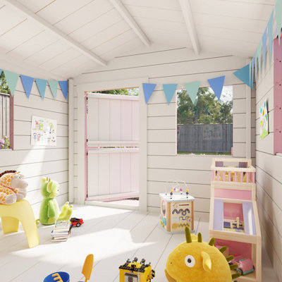 BillyOh Junior Log Cabin Playhouse - W2.0m x D2.0m - 28mm