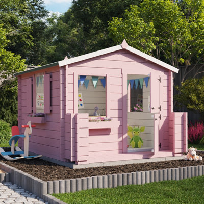 Log cabin playhouse discount