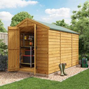 BillyOh Keeper Overlap Apex Shed - 10x6 - Windowless