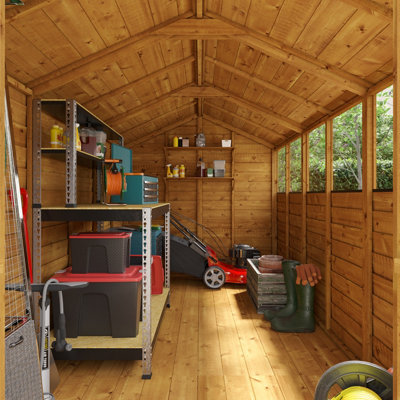 BillyOh Keeper Overlap Apex Shed - 12x6 - Windowless
