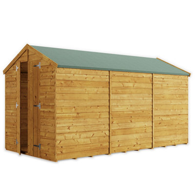 BillyOh Keeper Overlap Apex Shed - 12x6 - Windowless - 3