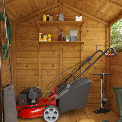 BillyOh Keeper Overlap Apex Shed - 4x6 - Windowless - 3