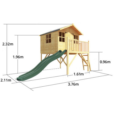 BillyOh Lollipop Junior Tower Playhouse with Slide - 6 x 5 - 6
