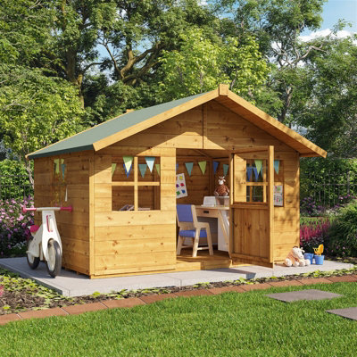 Wooden 2024 playhouse b&q