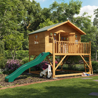 Wooden best sale playhouse tower