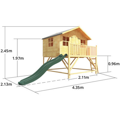 BillyOh Lollipop Max Tower Playhouse with Slide - 6 x 7 - 6