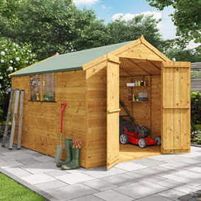 BillyOh Master Tongue and Groove Apex Shed - 10x8 - Windowed