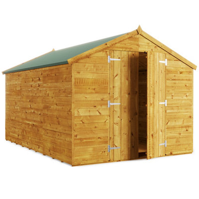 BillyOh Master Tongue and Groove Apex Shed - 12x8 - Windowless
