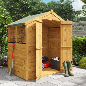 BillyOh Master Tongue and Groove Apex Shed - 4x6 - Windowed