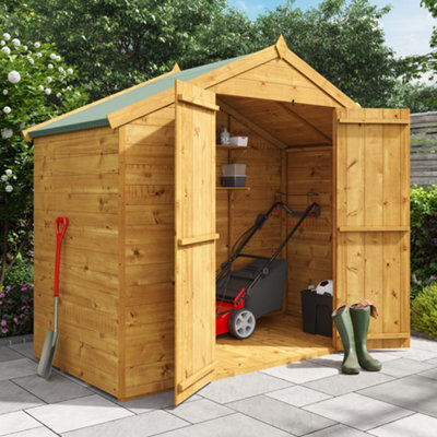 BillyOh Master Tongue and Groove Apex Shed - 4x8 - Windowless | DIY at B&Q