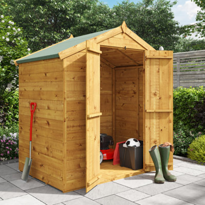 BillyOh Master Tongue and Groove Apex Wooden Shed - 4x6 - Windowless