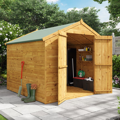 BillyOh Master Tongue and Groove Apex Wooden Shed - 8x8 - Windowless