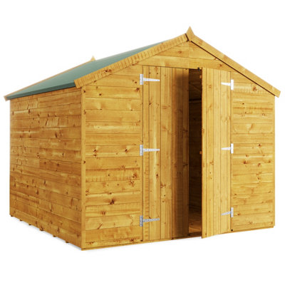 BillyOh Master Tongue and Groove Apex Wooden Shed - 8x8 - Windowless