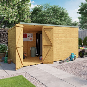 BillyOh Master Tongue and Groove Pent Shed - 12x6 - Windowless