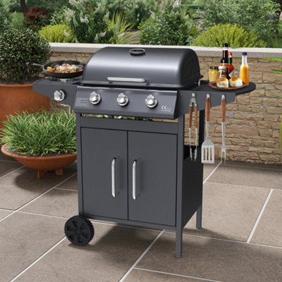 BillyOh Matrix 3 Burner Gas BBQ