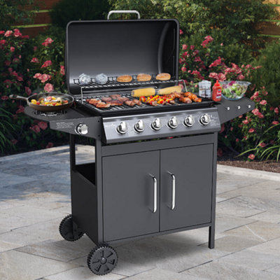 6 burner gas bbq best sale