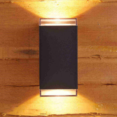 BillyOh Modern Black Up/Down Wall Light