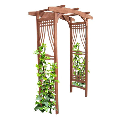 BillyOh Orchid 83' Fir Wooden Garden Arch - 3
