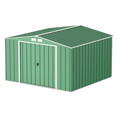 BillyOh Partner Eco Apex Roof Metal Shed - 10x10 Apex Eco - 5