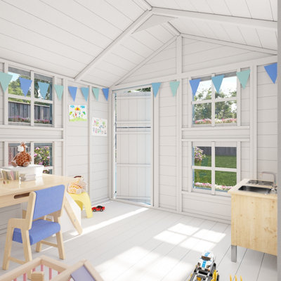 BillyOh Peardrop Extra Playhouse - Pressure Treated - 8 x 7 - 6