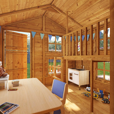 BillyOh Peardrop Extra Playhouse with Bunk - 8 x 7 - 4